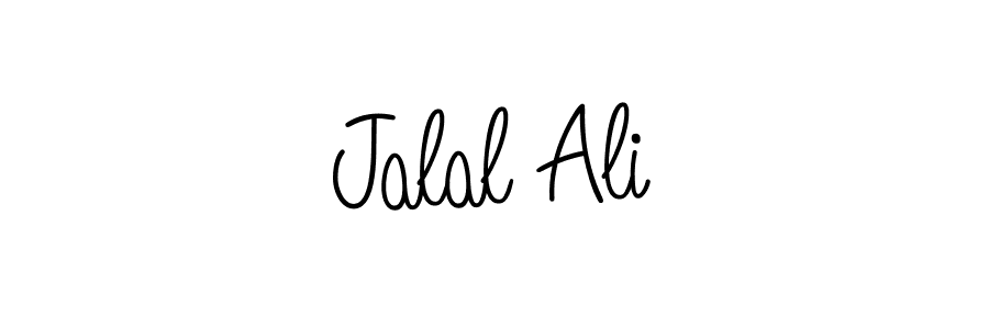 You should practise on your own different ways (Angelique-Rose-font-FFP) to write your name (Jalal Ali) in signature. don't let someone else do it for you. Jalal Ali signature style 5 images and pictures png