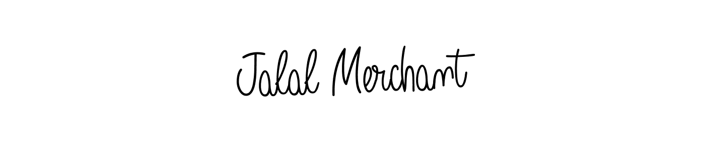 How to make Jalal Merchant name signature. Use Angelique-Rose-font-FFP style for creating short signs online. This is the latest handwritten sign. Jalal Merchant signature style 5 images and pictures png