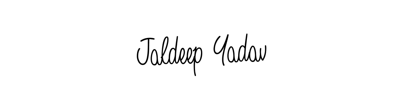 Also we have Jaldeep Yadav name is the best signature style. Create professional handwritten signature collection using Angelique-Rose-font-FFP autograph style. Jaldeep Yadav signature style 5 images and pictures png