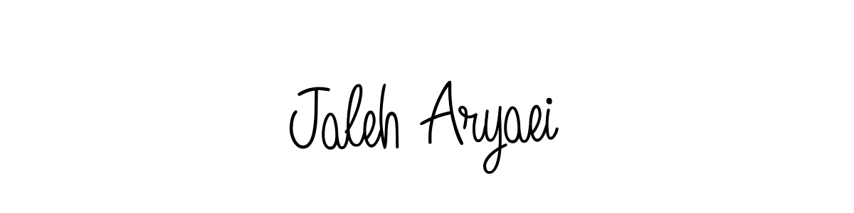 Make a beautiful signature design for name Jaleh Aryaei. Use this online signature maker to create a handwritten signature for free. Jaleh Aryaei signature style 5 images and pictures png