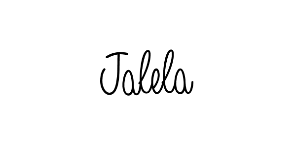 Jalela stylish signature style. Best Handwritten Sign (Angelique-Rose-font-FFP) for my name. Handwritten Signature Collection Ideas for my name Jalela. Jalela signature style 5 images and pictures png