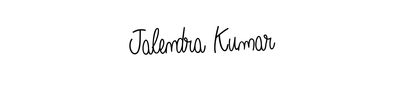 Jalendra Kumar stylish signature style. Best Handwritten Sign (Angelique-Rose-font-FFP) for my name. Handwritten Signature Collection Ideas for my name Jalendra Kumar. Jalendra Kumar signature style 5 images and pictures png