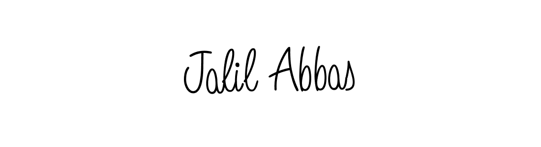 Design your own signature with our free online signature maker. With this signature software, you can create a handwritten (Angelique-Rose-font-FFP) signature for name Jalil Abbas. Jalil Abbas signature style 5 images and pictures png