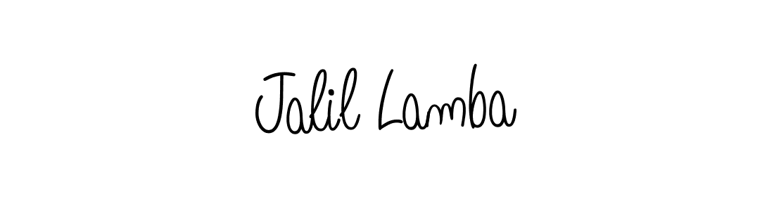 Check out images of Autograph of Jalil Lamba name. Actor Jalil Lamba Signature Style. Angelique-Rose-font-FFP is a professional sign style online. Jalil Lamba signature style 5 images and pictures png