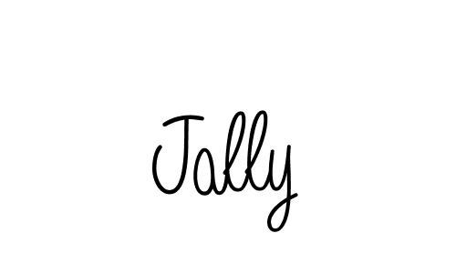 How to make Jally name signature. Use Angelique-Rose-font-FFP style for creating short signs online. This is the latest handwritten sign. Jally signature style 5 images and pictures png