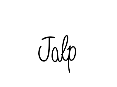 Make a beautiful signature design for name Jalp. With this signature (Angelique-Rose-font-FFP) style, you can create a handwritten signature for free. Jalp signature style 5 images and pictures png