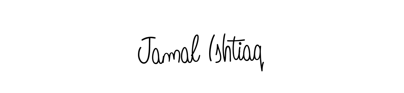 How to make Jamal Ishtiaq name signature. Use Angelique-Rose-font-FFP style for creating short signs online. This is the latest handwritten sign. Jamal Ishtiaq signature style 5 images and pictures png