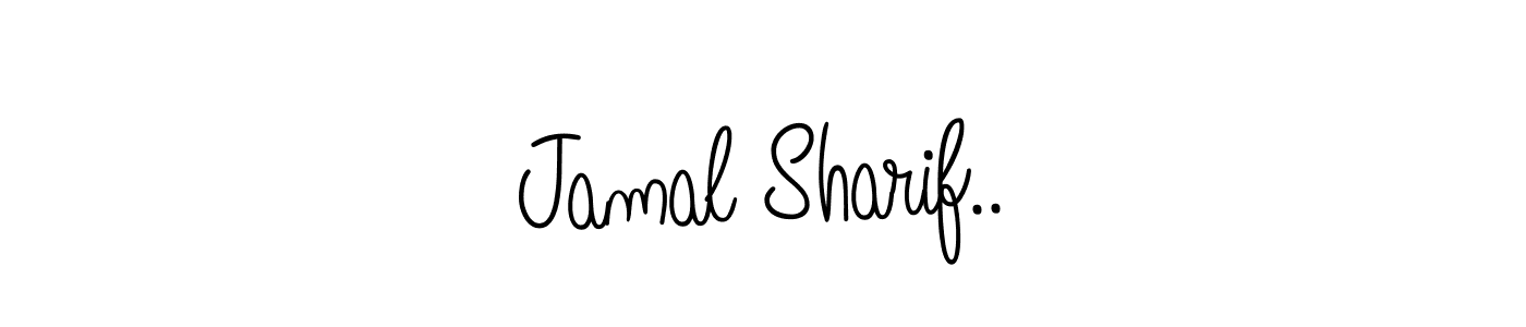 How to make Jamal Sharif.. name signature. Use Angelique-Rose-font-FFP style for creating short signs online. This is the latest handwritten sign. Jamal Sharif.. signature style 5 images and pictures png