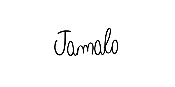 Design your own signature with our free online signature maker. With this signature software, you can create a handwritten (Angelique-Rose-font-FFP) signature for name Jamalo. Jamalo signature style 5 images and pictures png