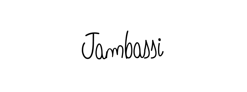 Also You can easily find your signature by using the search form. We will create Jambassi name handwritten signature images for you free of cost using Angelique-Rose-font-FFP sign style. Jambassi signature style 5 images and pictures png