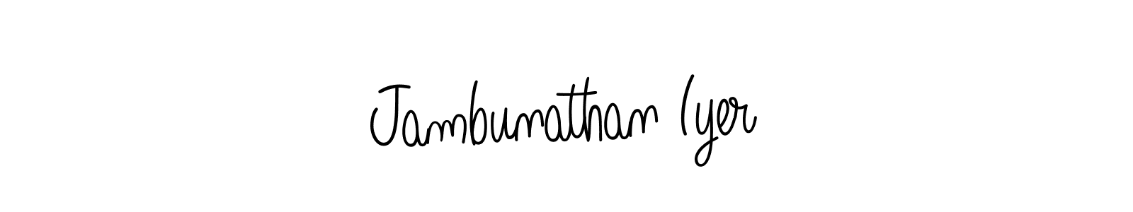 Also You can easily find your signature by using the search form. We will create Jambunathan Iyer name handwritten signature images for you free of cost using Angelique-Rose-font-FFP sign style. Jambunathan Iyer signature style 5 images and pictures png