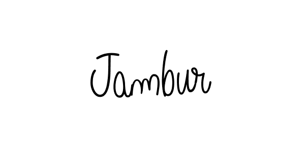 Create a beautiful signature design for name Jambur. With this signature (Angelique-Rose-font-FFP) fonts, you can make a handwritten signature for free. Jambur signature style 5 images and pictures png