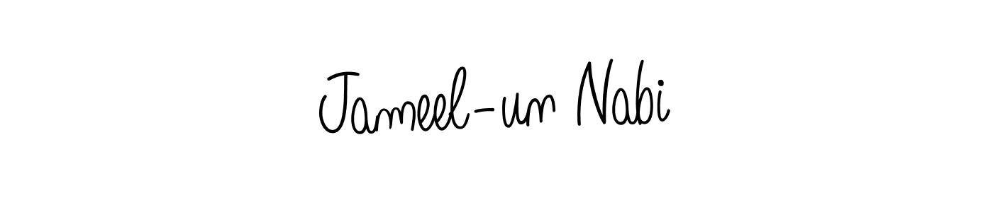 Also we have Jameel-un Nabi name is the best signature style. Create professional handwritten signature collection using Angelique-Rose-font-FFP autograph style. Jameel-un Nabi signature style 5 images and pictures png