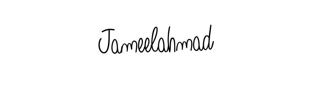 if you are searching for the best signature style for your name Jameelahmad. so please give up your signature search. here we have designed multiple signature styles  using Angelique-Rose-font-FFP. Jameelahmad signature style 5 images and pictures png