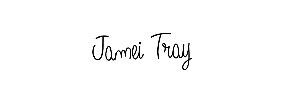 How to Draw Jamei Tray signature style? Angelique-Rose-font-FFP is a latest design signature styles for name Jamei Tray. Jamei Tray signature style 5 images and pictures png