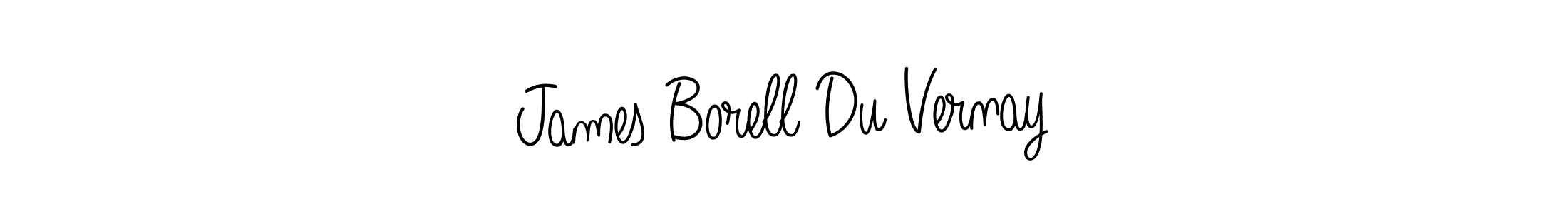 Also we have James Borell Du Vernay name is the best signature style. Create professional handwritten signature collection using Angelique-Rose-font-FFP autograph style. James Borell Du Vernay signature style 5 images and pictures png