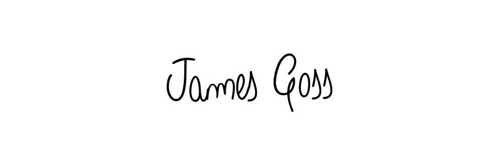 Make a beautiful signature design for name James Goss. With this signature (Angelique-Rose-font-FFP) style, you can create a handwritten signature for free. James Goss signature style 5 images and pictures png