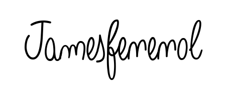 Explore multiple handwriting variations for Jamesfenenol including this stunning Angelique-Rose-font-FFP design. Free to use across all platforms. Jamesfenenol signature style 5 images and pictures png