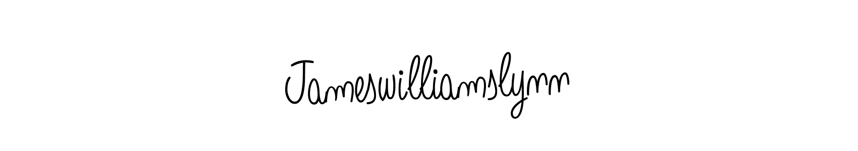 How to make Jameswilliamslynn signature? Angelique-Rose-font-FFP is a professional autograph style. Create handwritten signature for Jameswilliamslynn name. Jameswilliamslynn signature style 5 images and pictures png