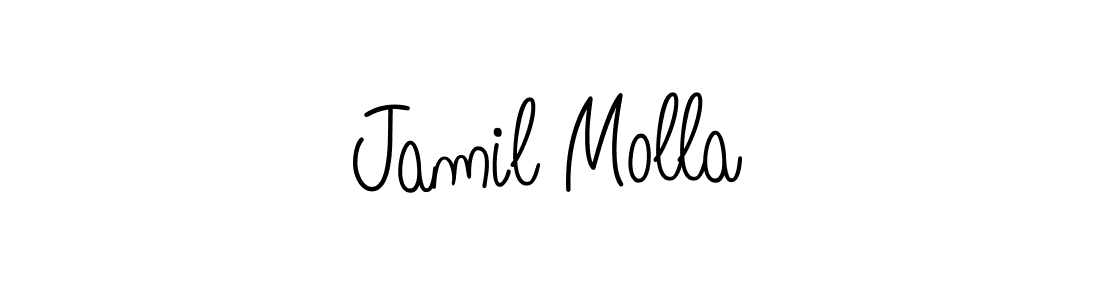 This is the best signature style for the Jamil Molla name. Also you like these signature font (Angelique-Rose-font-FFP). Mix name signature. Jamil Molla signature style 5 images and pictures png