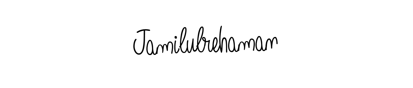 You can use this online signature creator to create a handwritten signature for the name Jamilulrehaman. This is the best online autograph maker. Jamilulrehaman signature style 5 images and pictures png