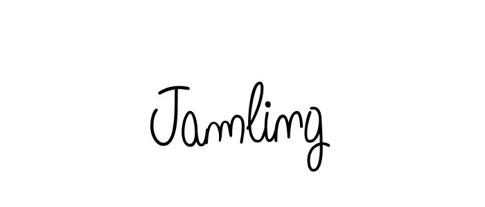 Also we have Jamling name is the best signature style. Create professional handwritten signature collection using Angelique-Rose-font-FFP autograph style. Jamling signature style 5 images and pictures png