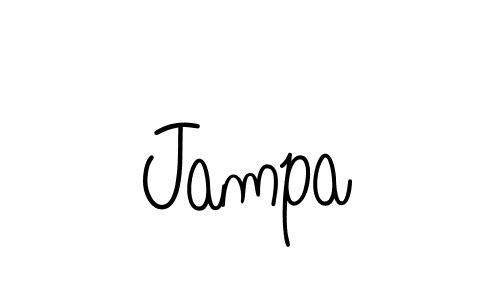 Design your own signature with our free online signature maker. With this signature software, you can create a handwritten (Angelique-Rose-font-FFP) signature for name Jampa. Jampa signature style 5 images and pictures png