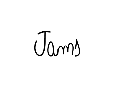 How to Draw Jams signature style? Angelique-Rose-font-FFP is a latest design signature styles for name Jams. Jams signature style 5 images and pictures png