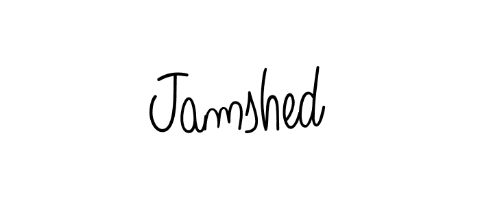 Jamshed stylish signature style. Best Handwritten Sign (Angelique-Rose-font-FFP) for my name. Handwritten Signature Collection Ideas for my name Jamshed. Jamshed signature style 5 images and pictures png