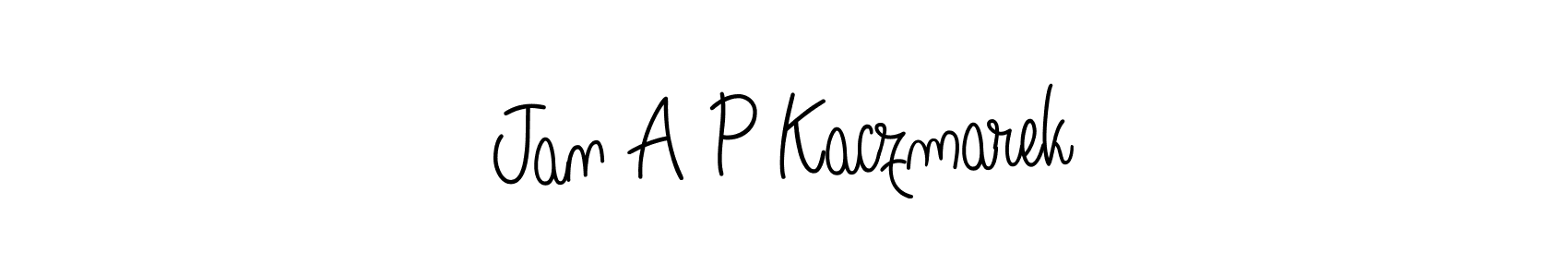if you are searching for the best signature style for your name Jan A P Kaczmarek. so please give up your signature search. here we have designed multiple signature styles  using Angelique-Rose-font-FFP. Jan A P Kaczmarek signature style 5 images and pictures png
