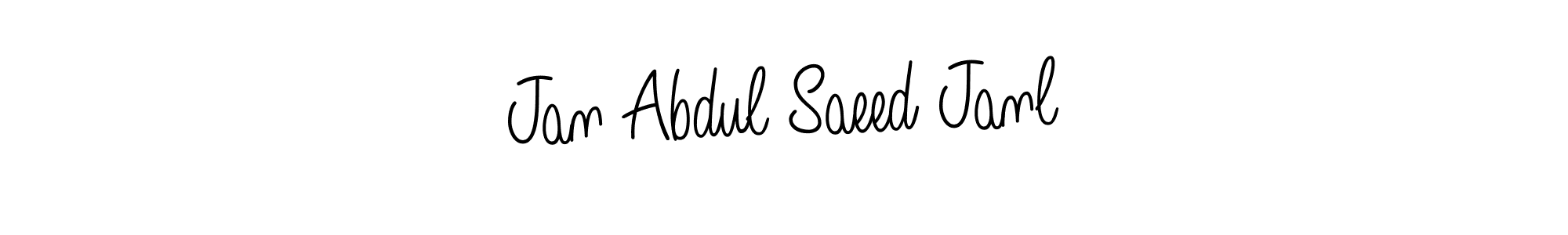 Also You can easily find your signature by using the search form. We will create Jan Abdul Saeed Janl name handwritten signature images for you free of cost using Angelique-Rose-font-FFP sign style. Jan Abdul Saeed Janl signature style 5 images and pictures png