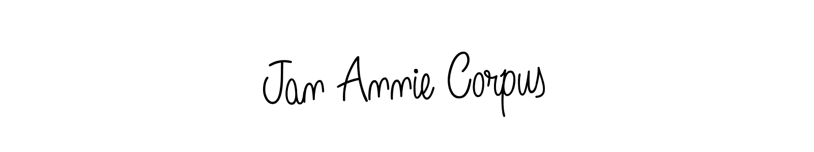Here are the top 10 professional signature styles for the name Jan Annie Corpus. These are the best autograph styles you can use for your name. Jan Annie Corpus signature style 5 images and pictures png