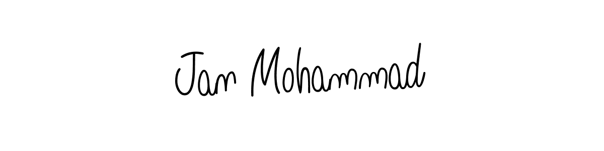 Create a beautiful signature design for name Jan Mohammad. With this signature (Angelique-Rose-font-FFP) fonts, you can make a handwritten signature for free. Jan Mohammad signature style 5 images and pictures png