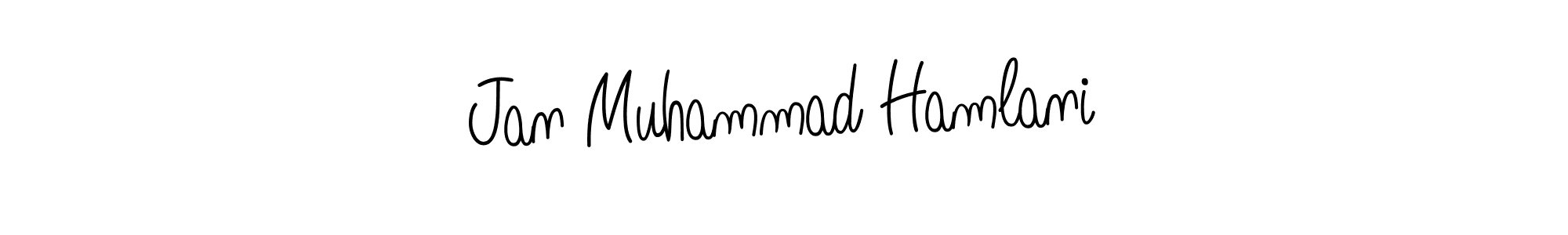 Once you've used our free online signature maker to create your best signature Angelique-Rose-font-FFP style, it's time to enjoy all of the benefits that Jan Muhammad Hamlani name signing documents. Jan Muhammad Hamlani signature style 5 images and pictures png