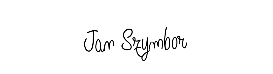 How to Draw Jan Szymbor signature style? Angelique-Rose-font-FFP is a latest design signature styles for name Jan Szymbor. Jan Szymbor signature style 5 images and pictures png