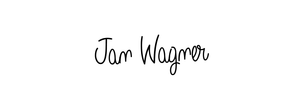 Use a signature maker to create a handwritten signature online. With this signature software, you can design (Angelique-Rose-font-FFP) your own signature for name Jan Wagner. Jan Wagner signature style 5 images and pictures png