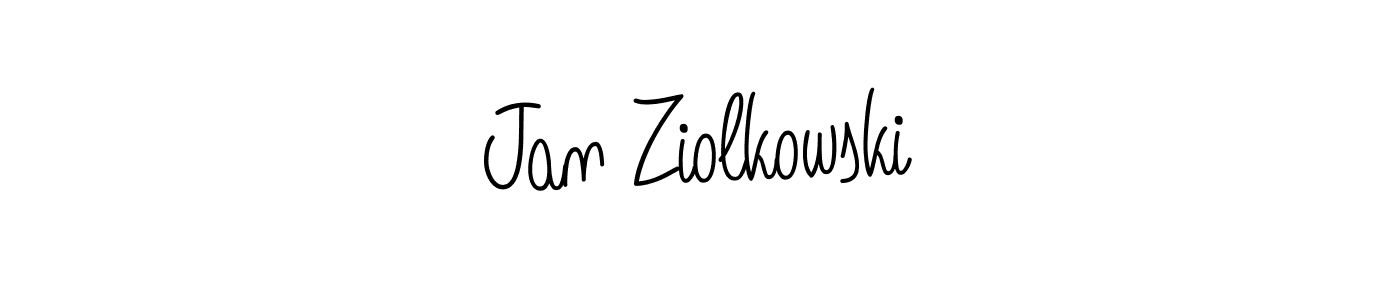 Also we have Jan Ziolkowski name is the best signature style. Create professional handwritten signature collection using Angelique-Rose-font-FFP autograph style. Jan Ziolkowski signature style 5 images and pictures png