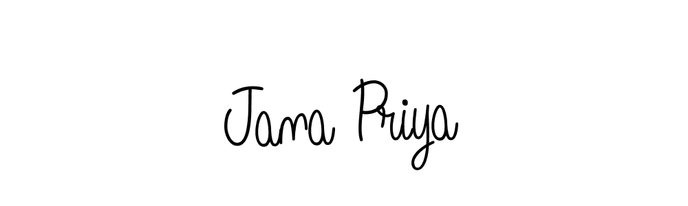 The best way (Angelique-Rose-font-FFP) to make a short signature is to pick only two or three words in your name. The name Jana Priya include a total of six letters. For converting this name. Jana Priya signature style 5 images and pictures png