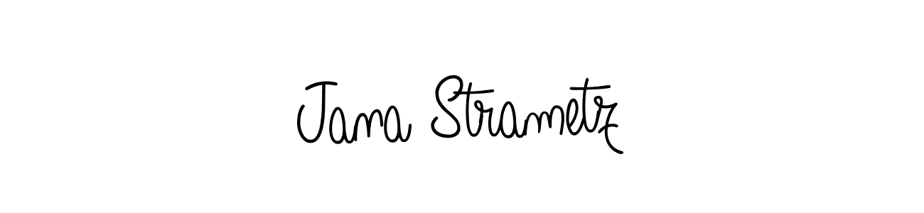 How to Draw Jana Strametz signature style? Angelique-Rose-font-FFP is a latest design signature styles for name Jana Strametz. Jana Strametz signature style 5 images and pictures png