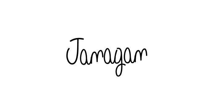 You should practise on your own different ways (Angelique-Rose-font-FFP) to write your name (Janagan) in signature. don't let someone else do it for you. Janagan signature style 5 images and pictures png