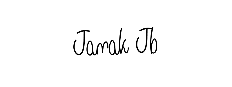 Angelique-Rose-font-FFP is a professional signature style that is perfect for those who want to add a touch of class to their signature. It is also a great choice for those who want to make their signature more unique. Get Janak Jb name to fancy signature for free. Janak Jb signature style 5 images and pictures png