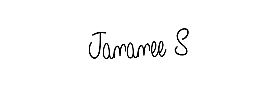 Once you've used our free online signature maker to create your best signature Angelique-Rose-font-FFP style, it's time to enjoy all of the benefits that Jananee S name signing documents. Jananee S signature style 5 images and pictures png