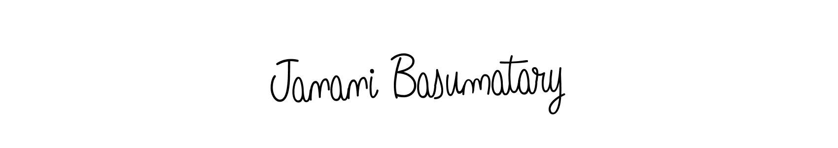 How to Draw Janani Basumatary signature style? Angelique-Rose-font-FFP is a latest design signature styles for name Janani Basumatary. Janani Basumatary signature style 5 images and pictures png