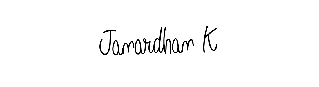 Make a beautiful signature design for name Janardhan K. Use this online signature maker to create a handwritten signature for free. Janardhan K signature style 5 images and pictures png