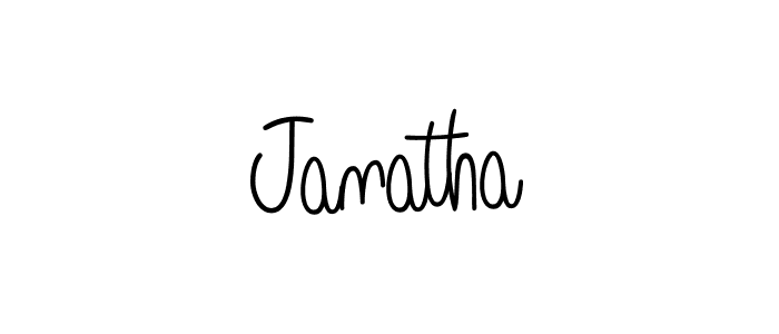 The best way (Angelique-Rose-font-FFP) to make a short signature is to pick only two or three words in your name. The name Janatha include a total of six letters. For converting this name. Janatha signature style 5 images and pictures png