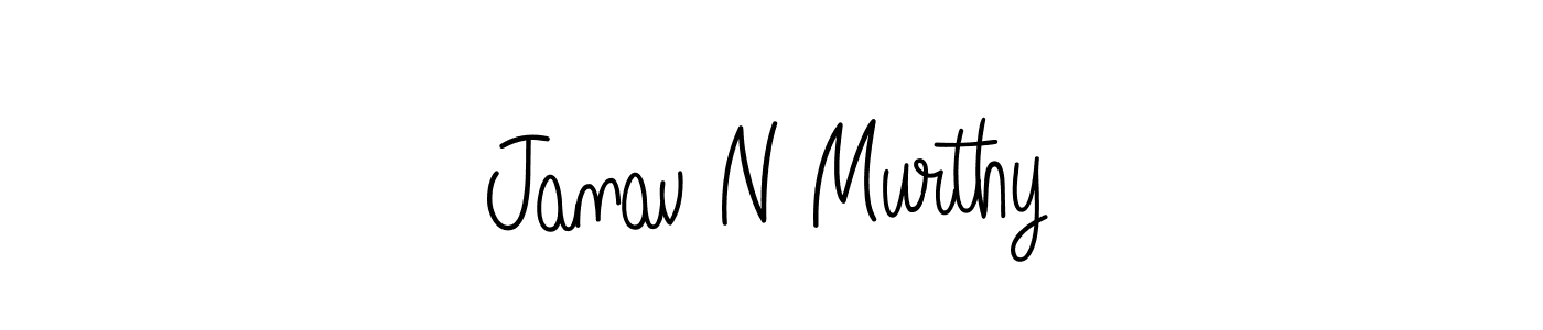 This is the best signature style for the Janav N Murthy name. Also you like these signature font (Angelique-Rose-font-FFP). Mix name signature. Janav N Murthy signature style 5 images and pictures png