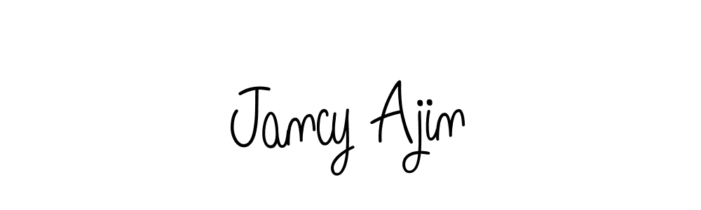 Here are the top 10 professional signature styles for the name Jancy Ajin. These are the best autograph styles you can use for your name. Jancy Ajin signature style 5 images and pictures png