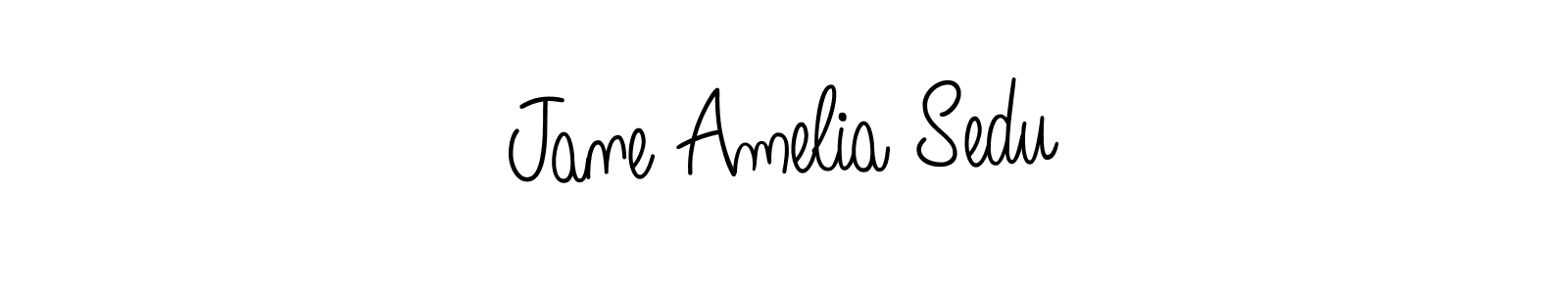 How to make Jane Amelia Sedu name signature. Use Angelique-Rose-font-FFP style for creating short signs online. This is the latest handwritten sign. Jane Amelia Sedu signature style 5 images and pictures png