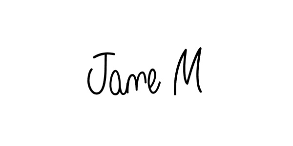 Make a beautiful signature design for name Jane M. Use this online signature maker to create a handwritten signature for free. Jane M signature style 5 images and pictures png
