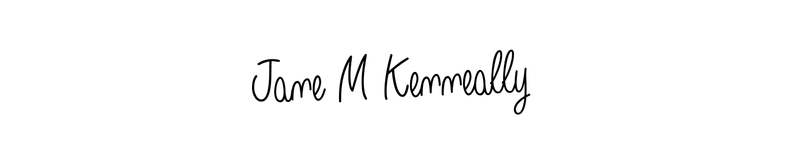 Also we have Jane M Kenneally name is the best signature style. Create professional handwritten signature collection using Angelique-Rose-font-FFP autograph style. Jane M Kenneally signature style 5 images and pictures png